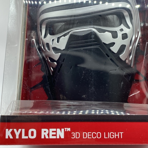 Star Wars Kylo Ren 3D Deco Light LED Bulbs Wall Decor - Picture 4 of 14
